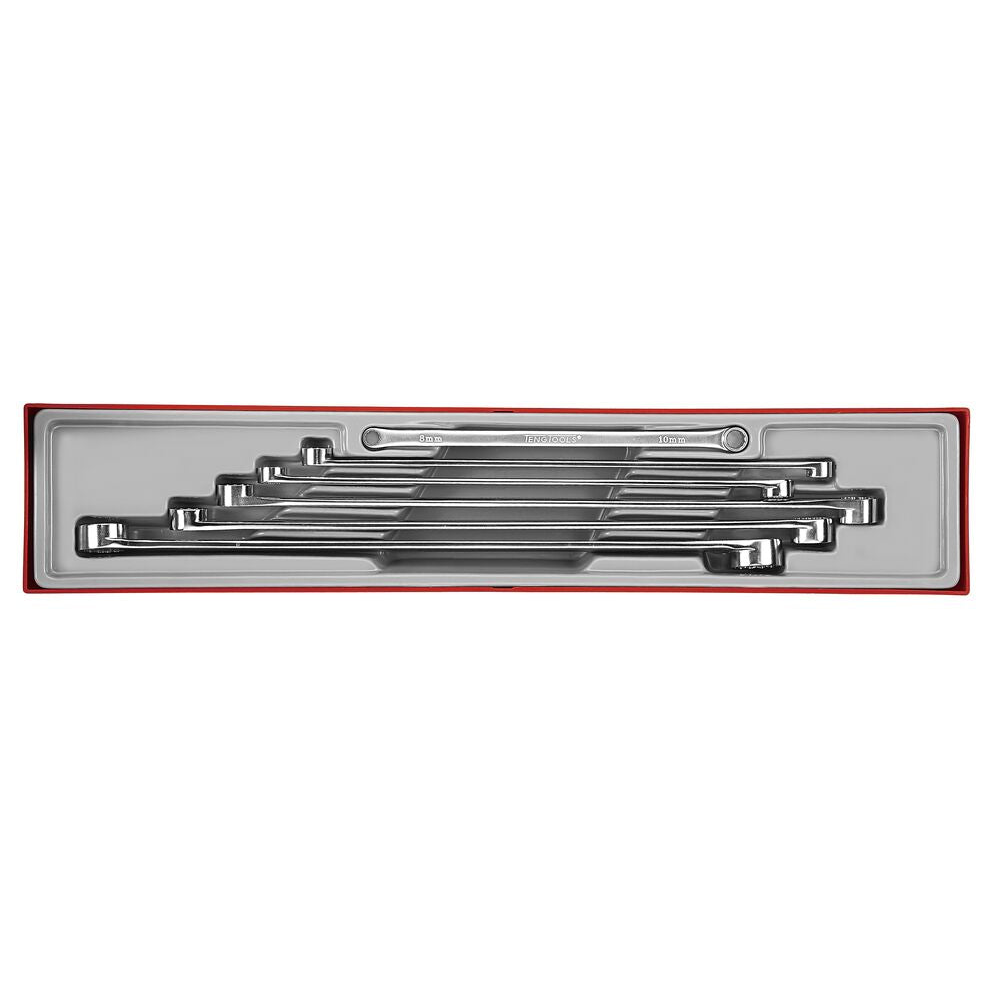 Teng Tools Long Double Ring Spanner Set TTX4 6 Pieces — TTXFLS06
