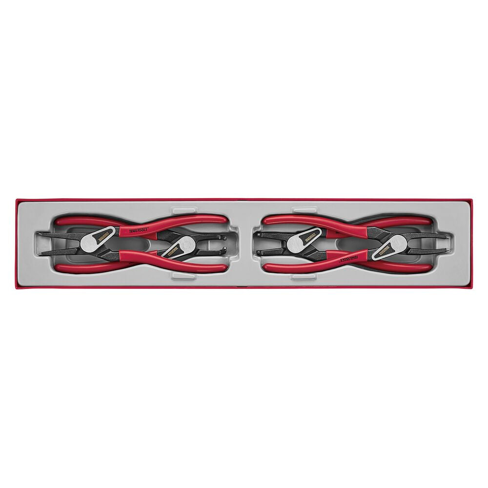 Teng Tools Circlip Plier Set PRO 40-100 mm TTX4 4 Pieces — TTX474-9E
