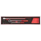 Teng Tools Long Arm Ratchet Set FOAMX4 3 Pieces — TEXRL03
