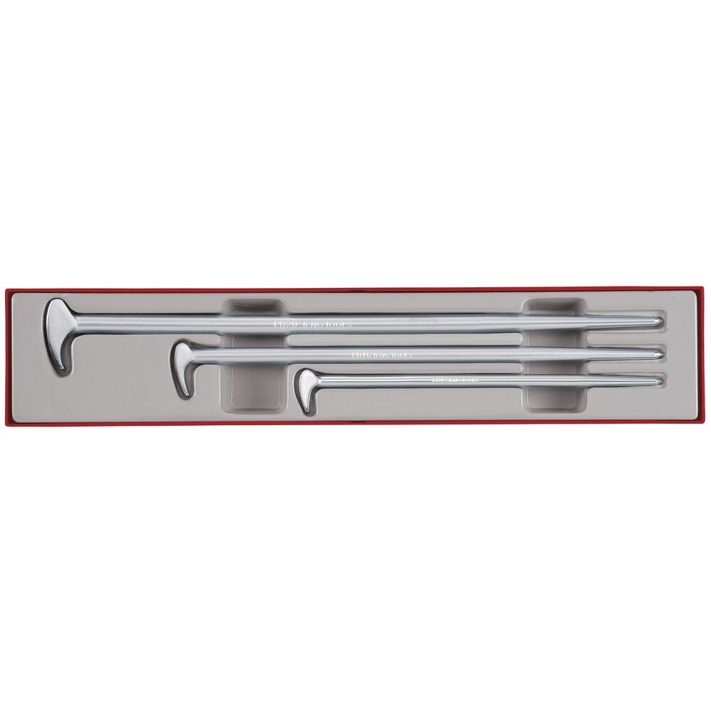 Teng Tools Pry Bar Set Roll/Heel TTX4 3 Pieces — TTXPB3