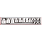 Teng Tools 3/4 Drive 6-Point Socket Set TTX4 14 Pieces — TTX3414