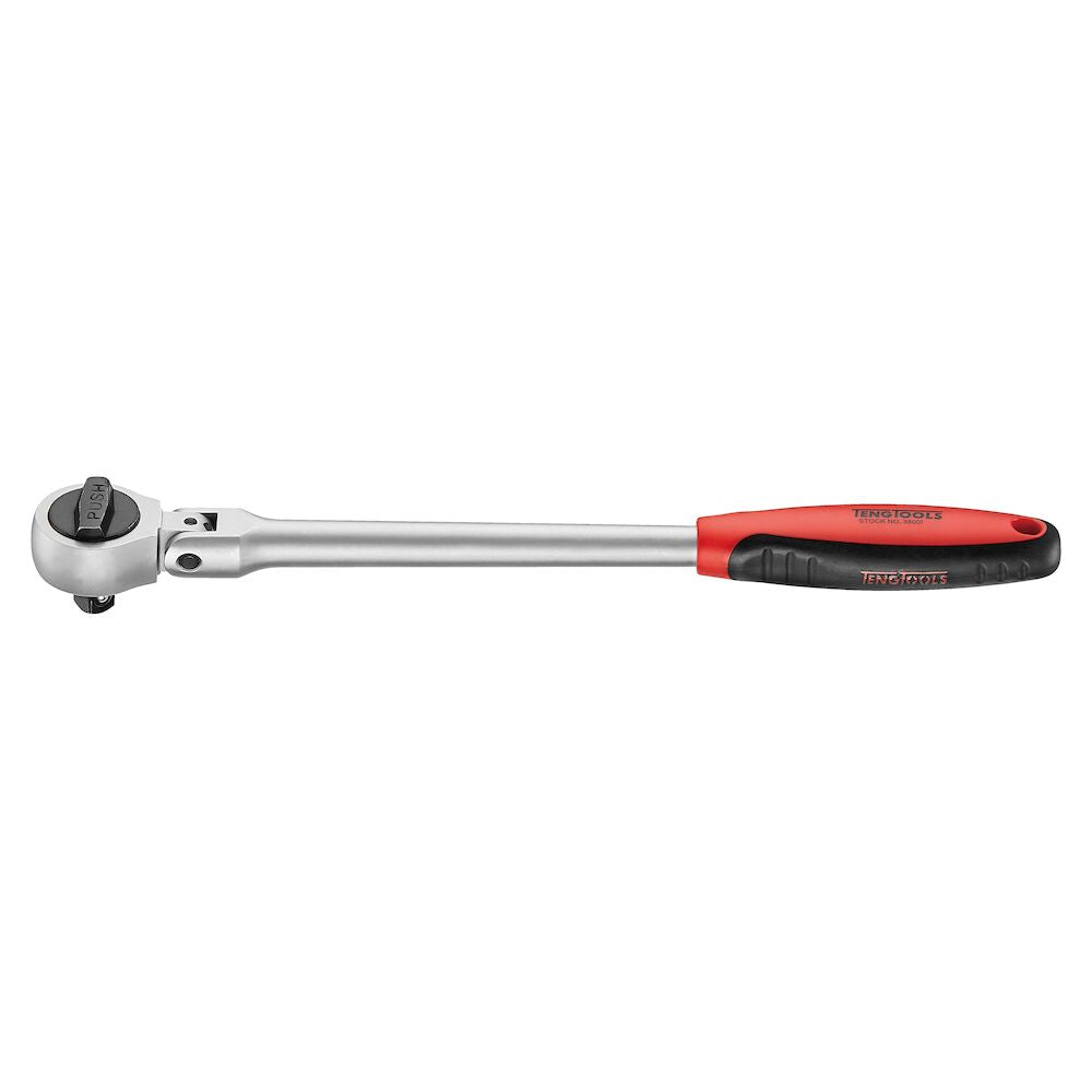 Teng Tools 3/8 Long Ratchet Flexible Head 41 Teeth 300mm — 3800F