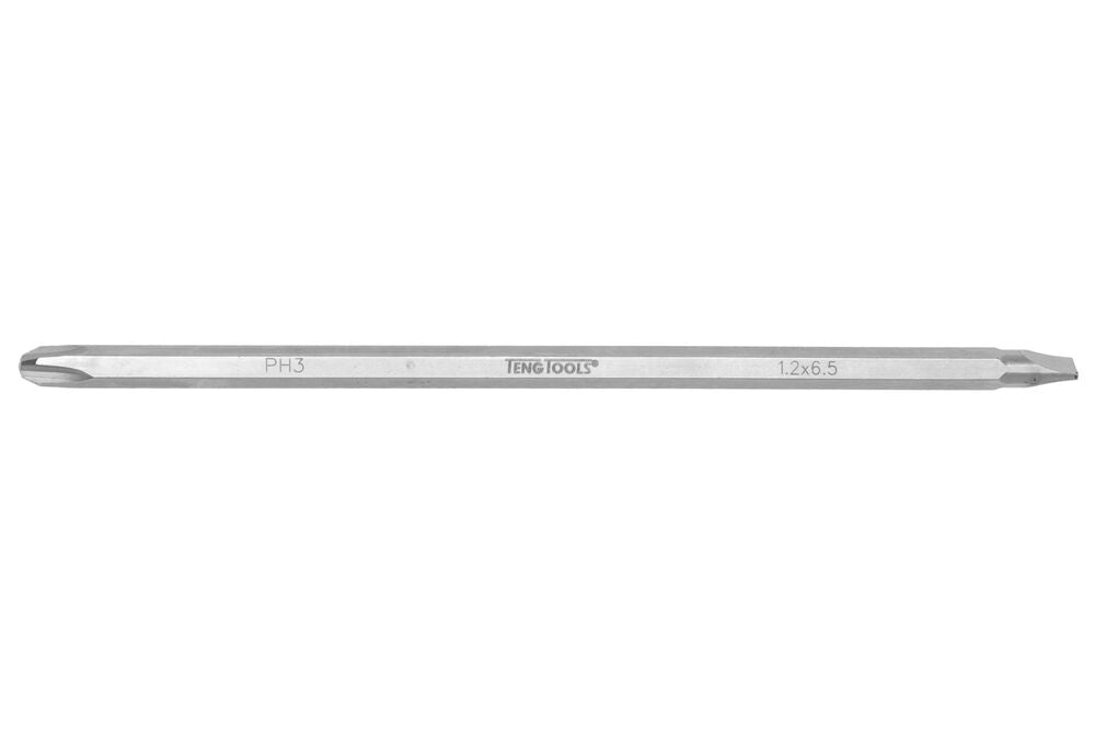 Double Ended Screwdriver Blade Flat 6.5mm × PH3