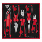 Teng Tools TED441-T Plier Set TPR Grip FOAM2 5 Pieces on a white background