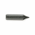Teng Tools Pozidriv impact driver bits with 5/16 in hex shank, 36 mm (1.4 in), PZ1 to PZ3 on a white background