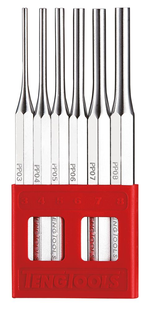 Parallel Pin Punch Set 6 Pieces