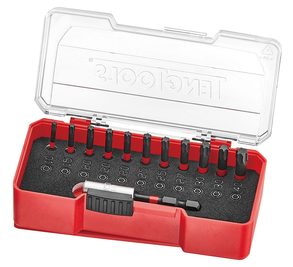 Impact Bit Set With Belt Clip TX 12 Pieces