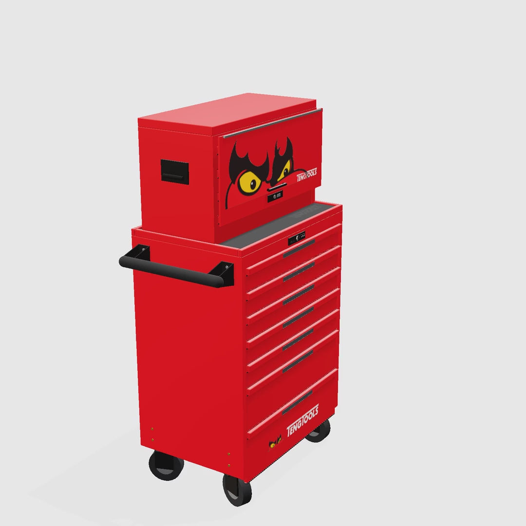 How the TengTools tray system works, then every drawer of the TKS26R418F kit opened in turn