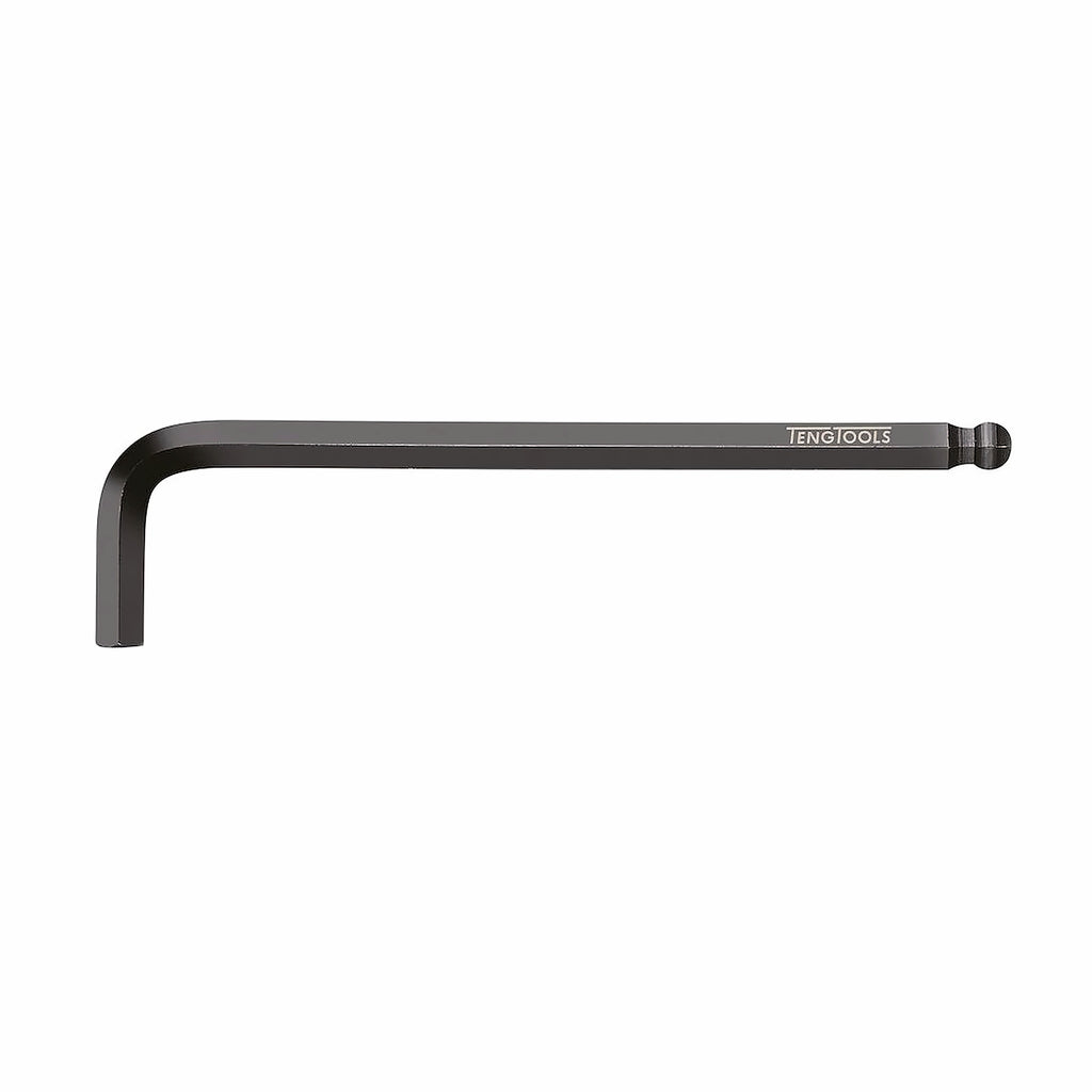 Teng Tools SAE chrome molybdenum ball point hex key, 5/64 to 3/8 in on a white background