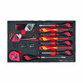 Teng Tools TEFMD54 Screwdriver & Hex/TX Key Set 1 FOAM3 54 Pieces on a white background