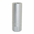 Teng Tools 1/2 inch drive 6-point metric spark plug socket on a white background