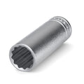 Teng Tools 1/2 inch drive 12-point metric deep socket on a white background
