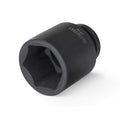Teng Tools 1/2 inch drive 6-point metric DIN stubby impact socket on a white background