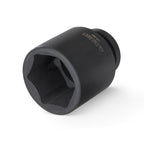 Teng Tools 1/2 inch drive 6-point metric DIN stubby impact socket on a white background