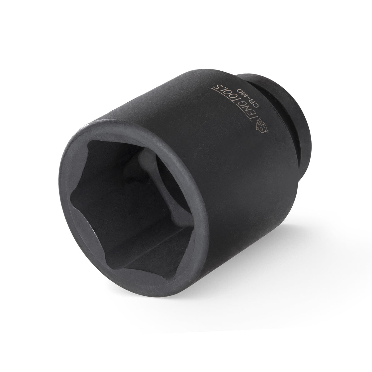 Teng Tools 1/2 inch drive 6-point metric DIN stubby impact socket on a white background