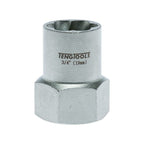 Teng Tools 1/2 in drive stud extractor, 19 to 25 mm on a white background