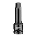 Teng Tools 1/2 inch drive XZN triple square impact socket, 78 mm long, M14 to M18 on a white background