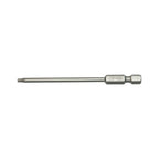 Teng Tools TX bits with 1/4 in hex shank, 89 mm (3.5 in), TX10 to TX30 on a white background