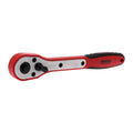 Teng Tools 1200FRP 1/4, 3/8 & 1/2 Inch Drive 45 Tooth Ratchet Handle on a white background