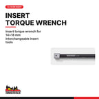 Teng Tools 1292P418 14 x 18 mm Insert Torque Wrench Body 40-200 Nm, insert torque wrench for 14×18 mm interchangeable insert