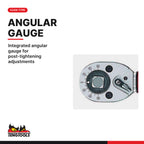 Teng Tools 1292UAG-ER 1/2 Inch Drive Bi-Directional Torque Wrench, 10, integrated angular gauge for post-tightening