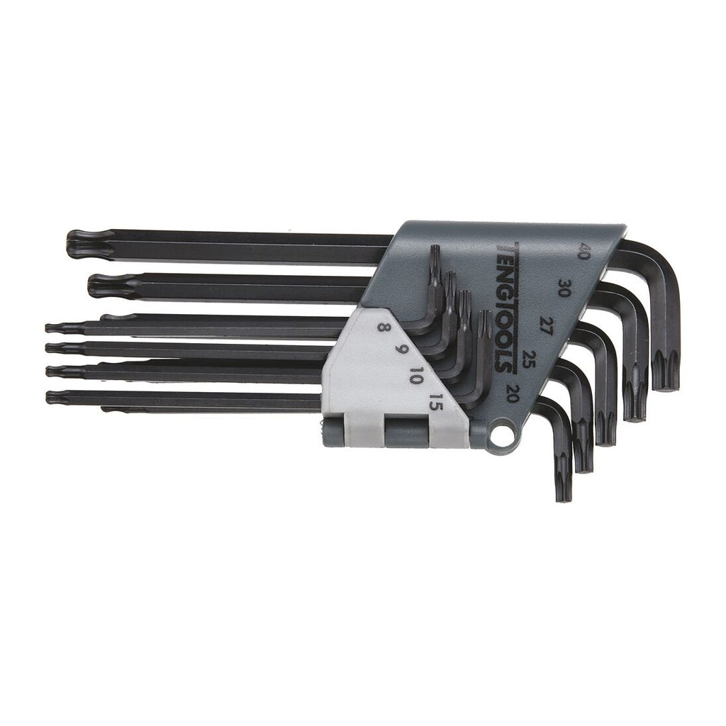 Teng Tools 1479TX1 Ball Point TX Key Set 9 Pieces on a white background