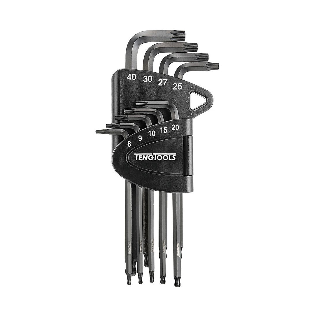 Teng Tools 1499TX Ball Point TX Key Set CR-MO 9 Pieces on a white background