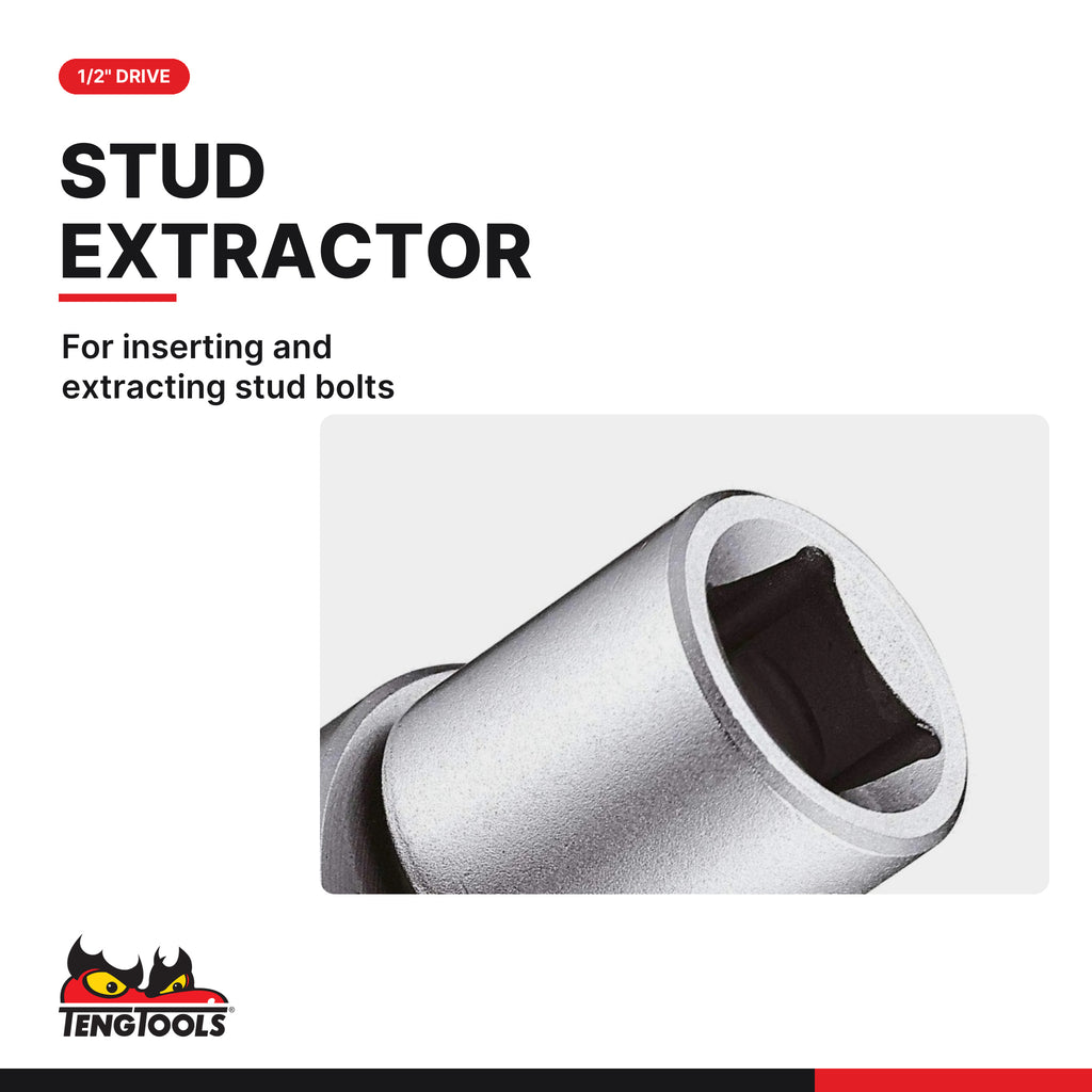 Teng Tools 2300 1/2 Inch Drive Eccentric Stud Extractor, for inserting and extracting stud bolts