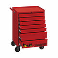Teng Tools TCW707KA 27″ Classic Roller Cabinet 7 Drawers Red on a white background