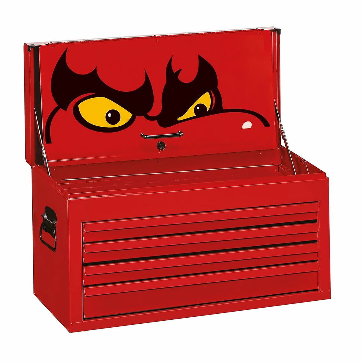 Teng Tools TC704K 27" Classic Tool Chest 4 Drawers Red on a white background