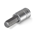 Teng Tools 3/8 inch drive metric hex bit socket on a white background