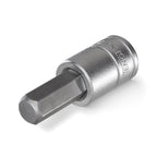 Teng Tools 3/8 inch drive metric hex bit socket on a white background
