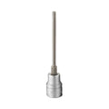 Teng Tools 3/8 inch drive long Ribe bit socket, sizes 04 to 10 on a white background