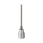 Teng Tools 3/8 inch drive long Ribe bit socket, sizes 04 to 10 on a white background