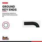 Teng Tools 310112 Individual SAE Hex Key Allen Wrench, ground key ends for a better finish and precise fit