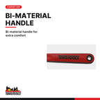 Teng Tools 4002IQ Adjustable Wrench 150-375mm TPR Grip Crescent Wrench, bi-material handle for extra comfort