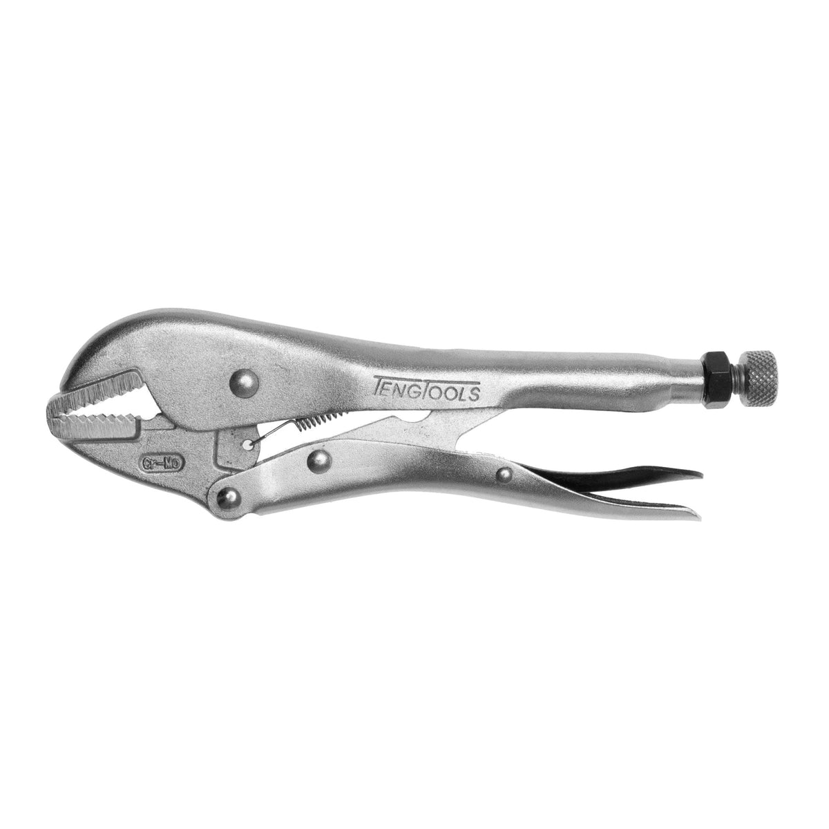 Teng Tools 401-10F Flat Jaw Locking Pliers 250-300mm on a white background