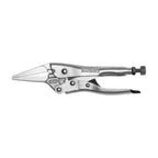 Teng Tools 404-6S 160 mm CrMo Long Needle Nose Locking Plier on a white background