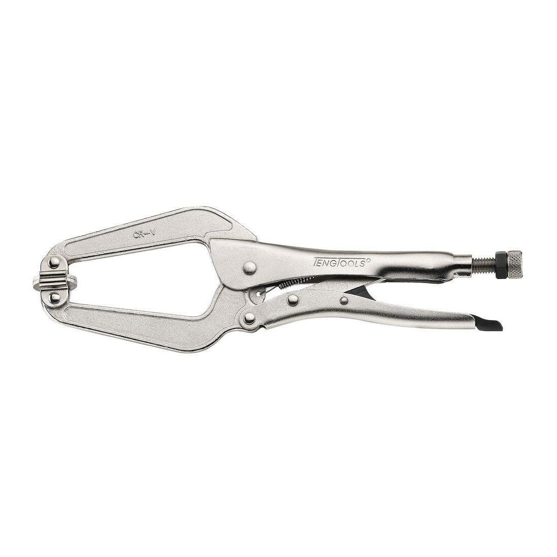 Teng Tools 409SP 300 mm Swivel Clamping Power Grip Plier Non Pinch on a white background