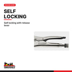Teng Tools 410P 320 mm C Clamp for Woodworking Bench Mounting, self locking with release lever
