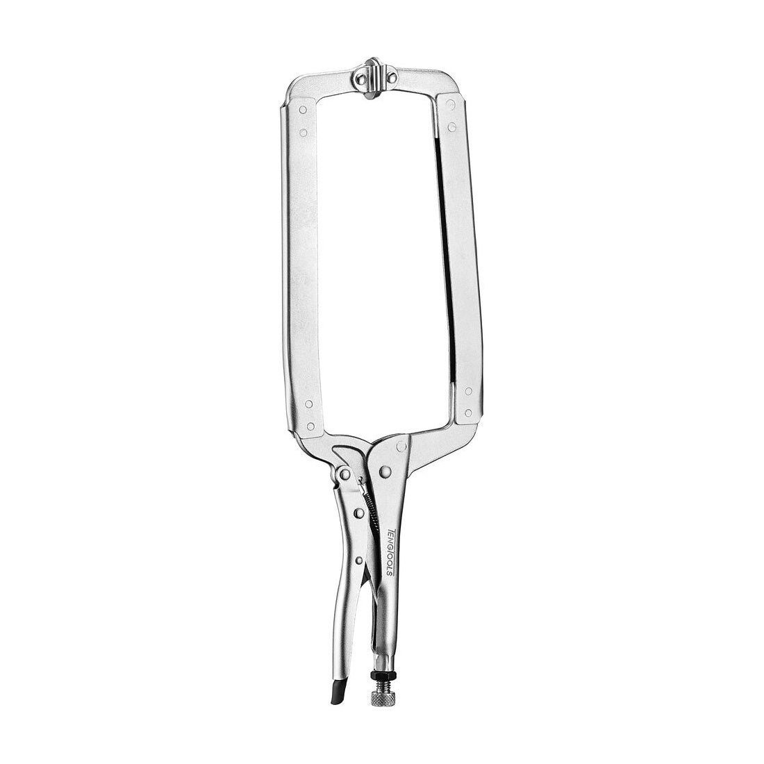 Teng Tools 418SP 450 mm Long Reach C-Clamp Locking Pliers on a white background