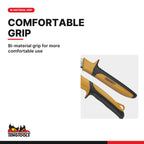 Teng Tools 490 250 mm Straight Tin Snips, bi-material grip for more comfortable use