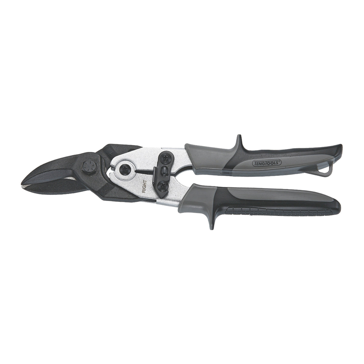 Teng Tools 491 250 mm CrMo Aviation Snips on a white background