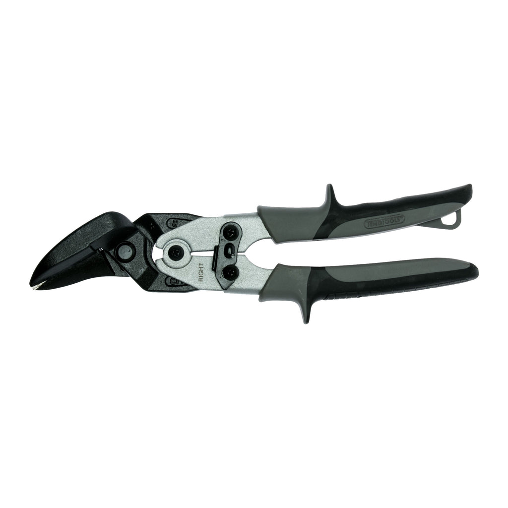 Teng Tools 493 Offset Right Straight Aviation Tin Snips on a white background