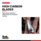 Teng Tools 497 5-1/2 Inch High Carbon Stainless Steel Craft Scissors, high carbon stainless steel blades for accurate cutting