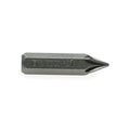 Teng Tools Pozidriv impact driver bits with 5/16 in hex shank, 36 mm (1.4 in), PZ1 to PZ3 on a white background