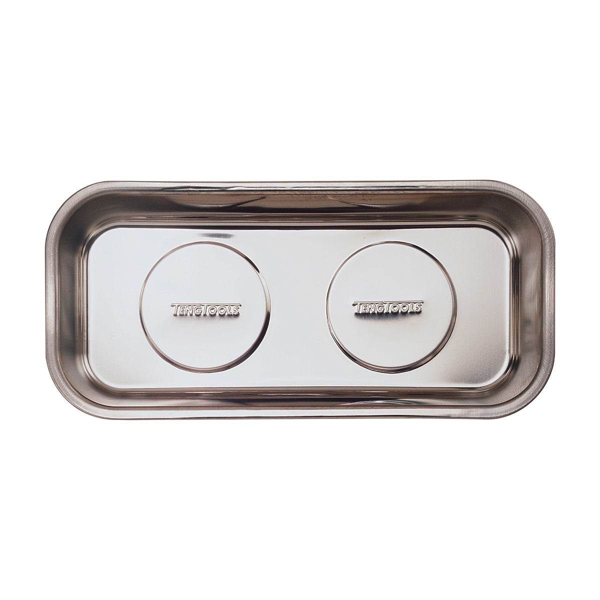 Teng Tools 580A Deep Rectangular Magnetic Tool Holder Tray for Bits on a white background
