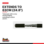Teng Tools 585MP Telescoping Magnetic Pickup Tool and Pen, telescopic with a very strong magnet extending to 63cm (24.8")