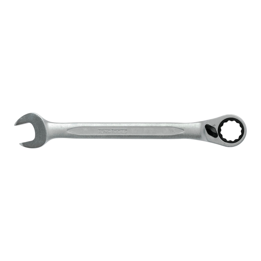 Teng Tools 600116R Ratcheting Combination Spanner AF R 1/2 on a white background