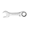 Teng Tools 6005M10RS 10-19mm Stubby Ratcheting Combination Wrench on a white background
